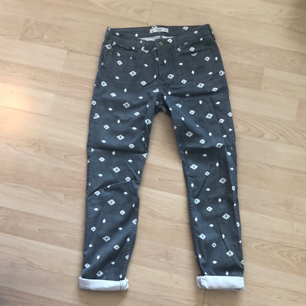 Abercrombie & Fitch Grey Soft Denim Pants